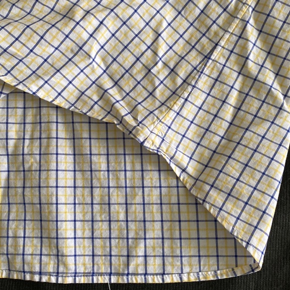 Ralph Lauren 100% cotton Custom Fit Long Sleeve Button Down Windowpane check - Picture 9 of 14